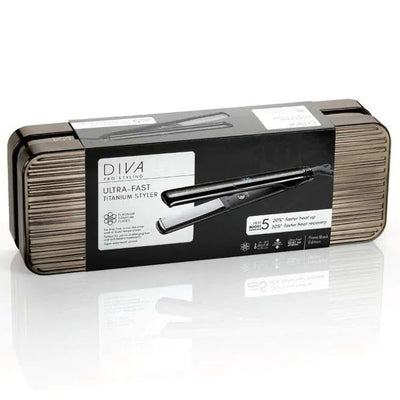 Diva Ultra Fast Platinum Titanium Styler straightener