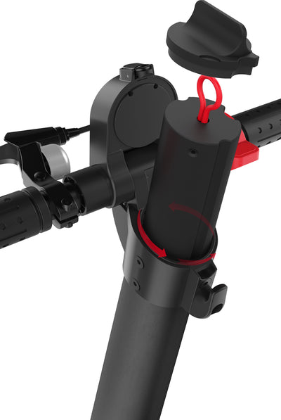 Elektrinis paspirtukas Beaster Scooter BS700B, 700 W, 36 V, 6,4 Ah, 22 cm ratai, juodas