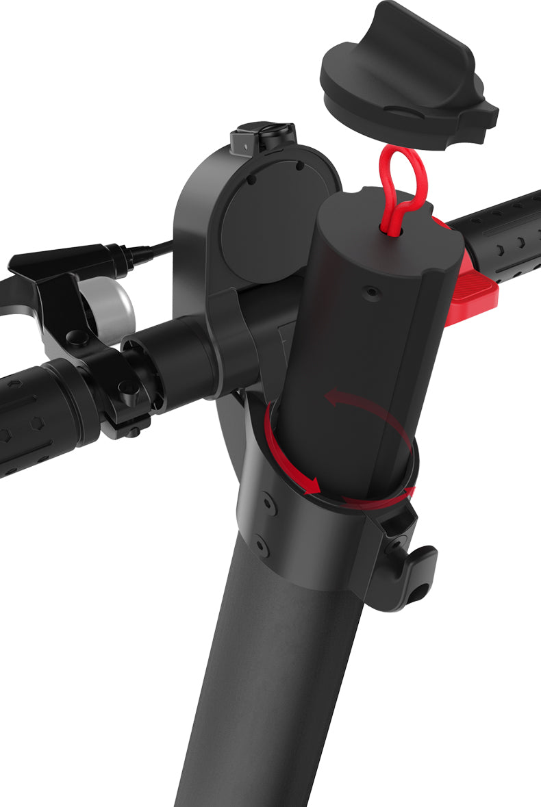 Elektrinis paspirtukas Beaster Scooter BS701B, 700 W, 36 V, 6,4 Ah, 25 cm ratai, juodas