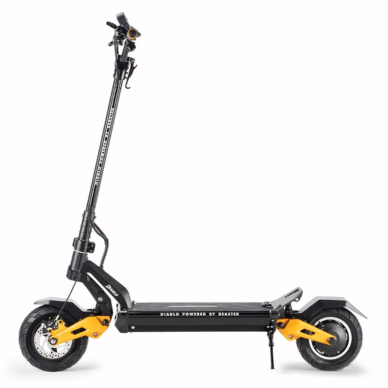 Elektrinis paspirtukas Beaster Scooter Diablo, 1000 W, 60 V, 20.8 Ah, skirtas bekelei