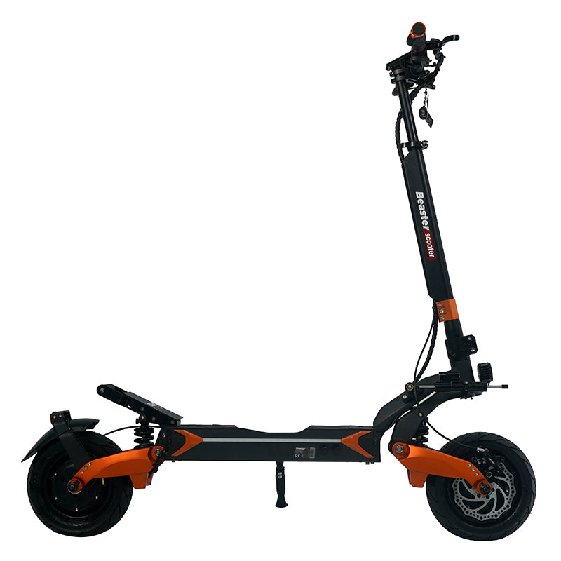 Elektrinis paspirtukas Beaster Scooter OXEN PRO2, 2x1500 W, 60 V, 28,8 Ah LG, plentinės padangos, skirtas bekelei