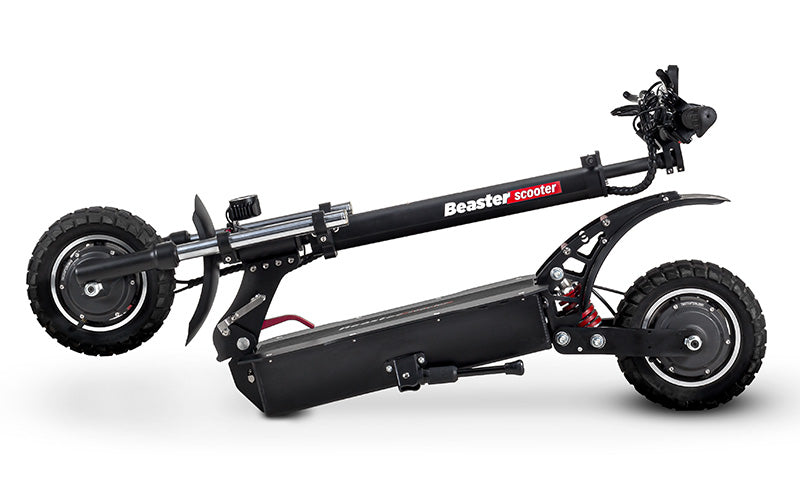 Elektrinis paspirtukas Beaster Scooter BSWILDFIRE, 2 x 800 W, 26 Ah, skirtas bekelei