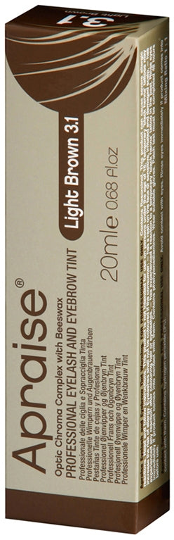 Appraise Professional Eyelash and Eyebrow Tint OS555552, no. 3.1, light brown, 20 ml