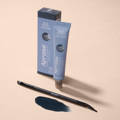 Antakių ir blakstienų dažai Apraise Eyelash and Eyebrow Tint PPD FREE Blue Black OS555803, Nr. 2, mėlynai juodi, 20 ml, veganiški