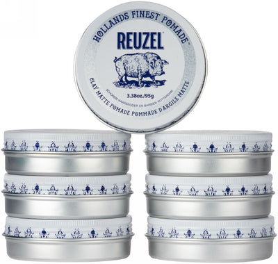 Pomada plaukų formavimui REUZEL Clay Matte Pomade REU233, vidutinė fiksacija, mažas blizgesys, 95 g