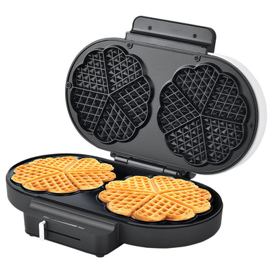 Dviguba čirvinių blynų keptuvė Zyle ZY313W, balta, 1300 W