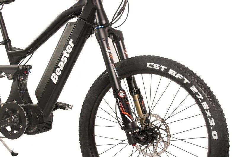 Elektrinis dviratis Beaster BS1000, 160 Nm, 48 V, 21 Ah, juodas