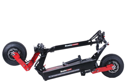 Elektrinis paspirtukas Beaster Scooter BS10, 2000 W, 60 V 26 Ah, hidrauliniai stabdžiai, skirtas bekelei