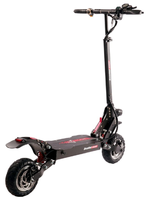 Elektrinis paspirtukas Beaster Scooter BS15PRO, 1200 W, 48 V, 18 Ah, naujos kartos amortizatoriai, skirtas bekelei