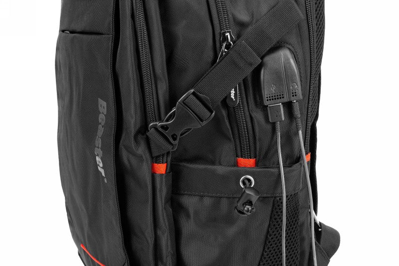 Kelioninė kuprinė Beaster su integruota USB/ausinių jungtimi BS925BP