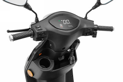 Elektrinis triratis motoroleris, BS997DS, juodas