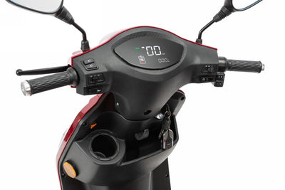 Elektrinis triratis motoroleris, BS998DS, raudonas