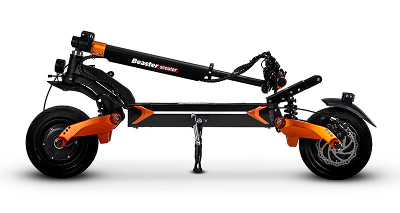 Elektrinis paspirtukas Beaster Scooter OXEN PRO2, 2x1500 W, 60 V, 28,8 Ah LG, plentinės padangos, skirtas bekelei