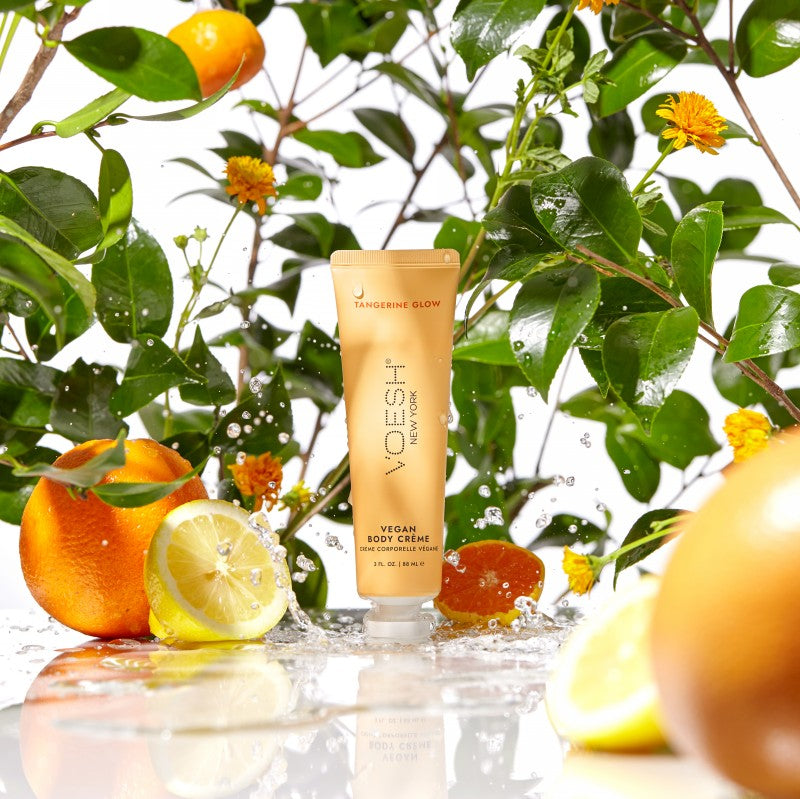 Rankų ir kūno kremas Voesh Vegan Body Creme Tangerine Glow VBH103TGN, su alyvuogių ir avokadų aliejais, 88 ml