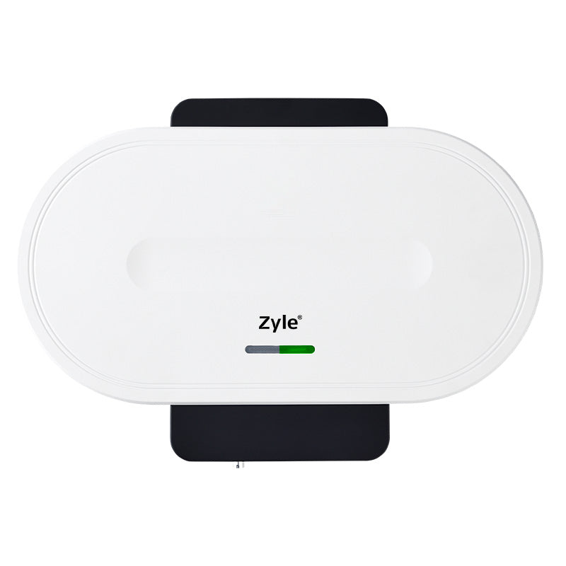 Dviguba čirvinių blynų keptuvė Zyle ZY313W, balta, 1300 W