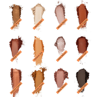 Kryolan Velvet Vision Akių šešėlių paletė - Velvet Vision Eye Shadow Palette - Velvet 1