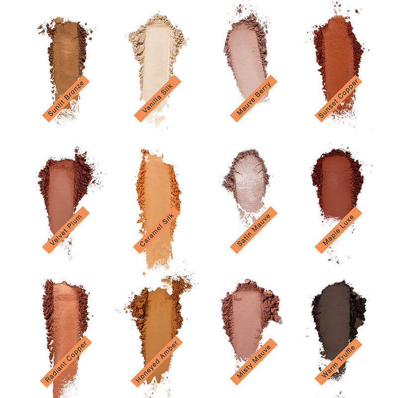 Kryolan Velvet Vision Akių šešėlių paletė - Velvet Vision Eye Shadow Palette - Velvet 1