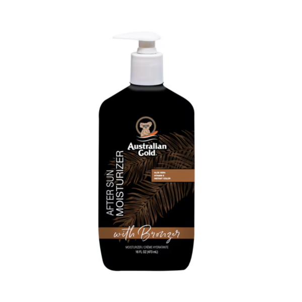 Australian Gold drėkinantis pienelis su bronzantais po deginimosi 473 ml