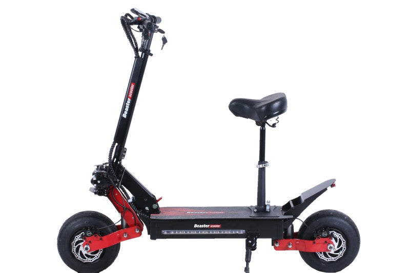 Elektrinis paspirtukas Beaster Scooter BS10, 2000 W, 60 V 26 Ah, hidrauliniai stabdžiai, skirtas bekelei