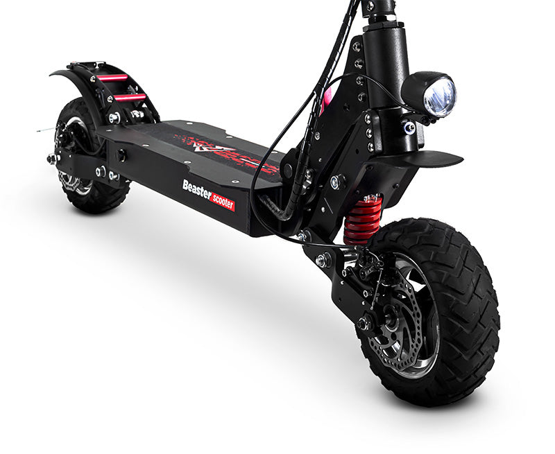 Elektrinis paspirtukas Beaster Scooter BS15PRO, 1200 W, 48 V, 18 Ah, naujos kartos amortizatoriai, skirtas bekelei