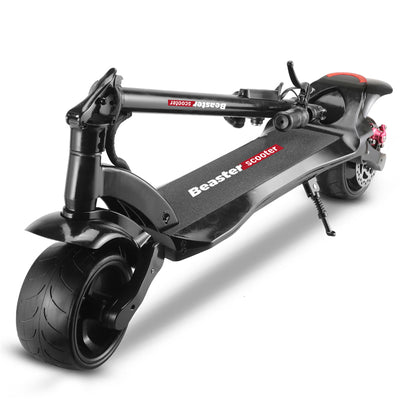 Elektrinis paspirtukas Beaster Scooter BS22, 500 W x 2, 48 V, 13 Ah, skirtas bekelei