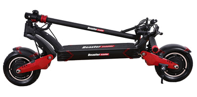 El. Paspirtukas Beaster Scooter BS62ST, 2 x 1000 W, 52 V  22,4 Ah, diskiniai stabdžiai, skirtas bekelei