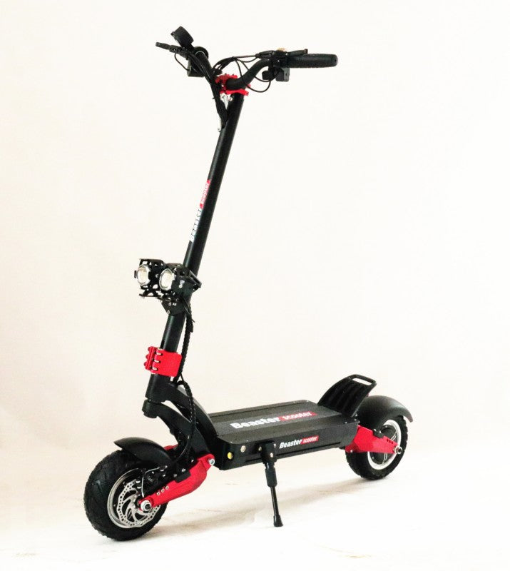 Elektrinis paspirtukas Beaster Scooter BS65, 2 x 1600 W, 52 V, 20.8 Ah, diskiniai stabdžiai, skirtas bekelei