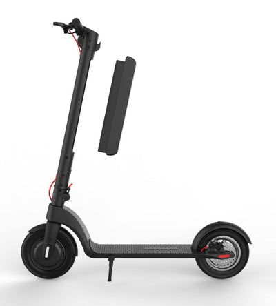 Elektrinis paspirtukas Beaster Scooter BS800B, 700 W, 36 V, 12,8 Ah, 25,4 cm ratai, juodas