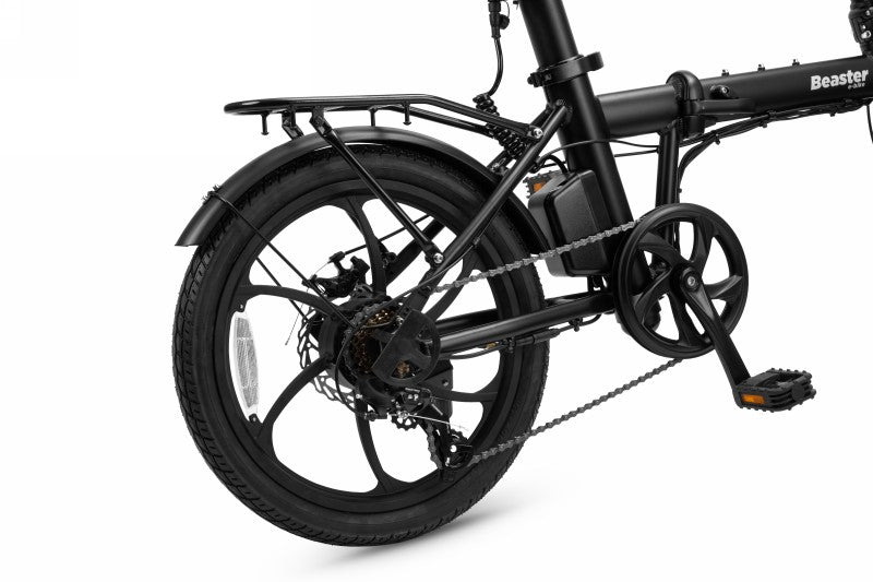 Elektrinis dviratis Beaster BSHERO1B, 250 W, 36 V, 10,5 Ah, sulankstomas