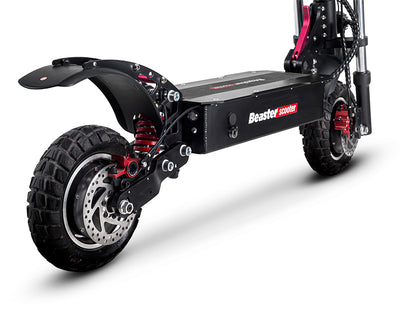 Elektrinis paspirtukas Beaster Scooter BSWILDFIRE, 2 x 800 W, 26 Ah, skirtas bekelei