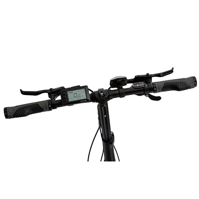 Sulankstomas elektrinis karboninio rėmo dviratis Beaster, BS126S, sidabrinis, 250 W