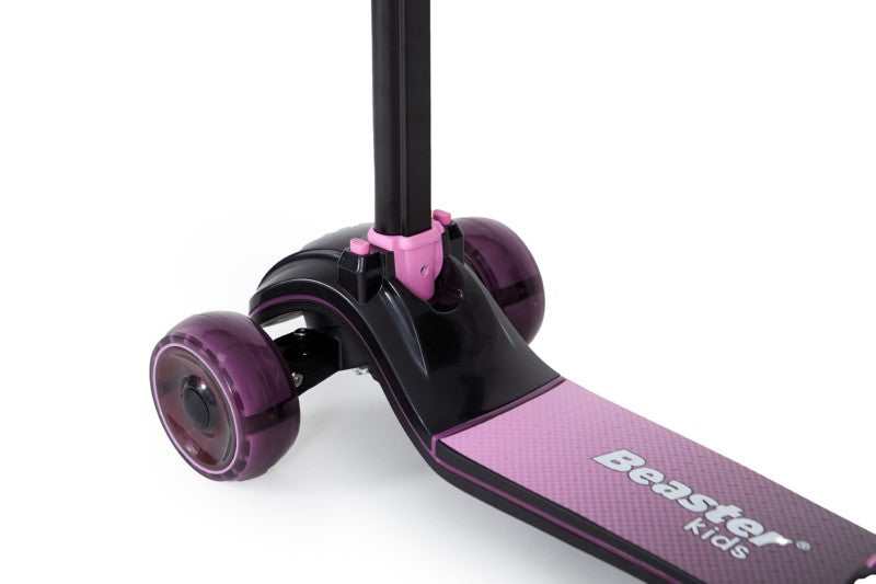 Vaikiškas paspirtukas  Beaster Kids BS605, rožinis, vaikams nuo 3 metų