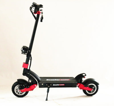 Elektrinis paspirtukas Beaster Scooter BS65, 2 x 1600 W, 52 V, 20.8 Ah, diskiniai stabdžiai, skirtas bekelei