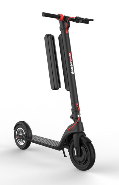 Elektrinis paspirtukas Beaster Scooter BS800B, 700 W, 36 V, 12,8 Ah, 25,4 cm ratai, juodas