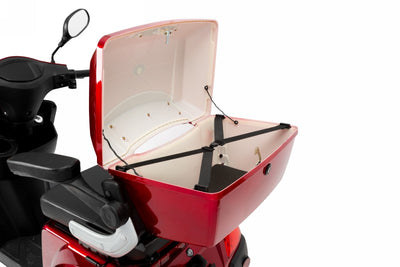 Elektrinis triratis motoroleris, BS998DS, raudonas