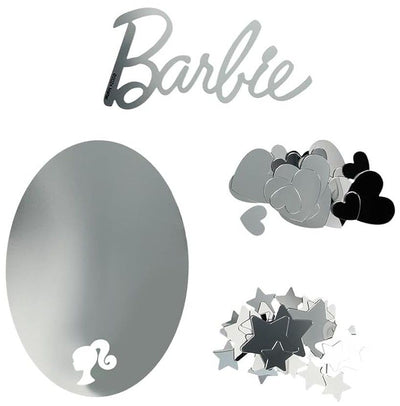 Paladone Barbie Mirror Wall Decals