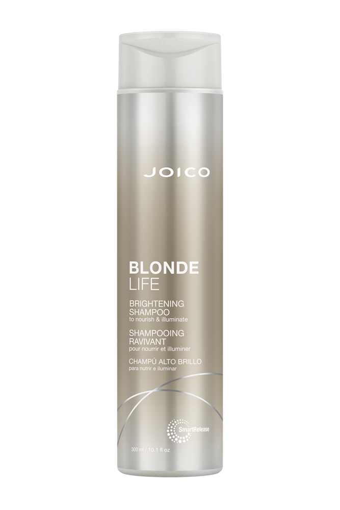 Joico Brightening Shampoo nourishes and brightens hair