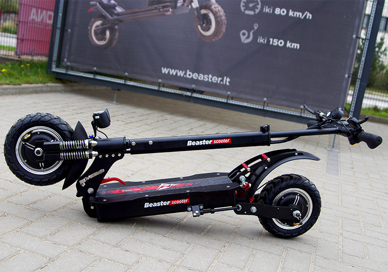 Elektrinis paspirtukas Beaster Scooter BS11, 2000 W, 48 V, 18 Ah, skirtas bekelei