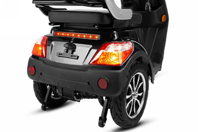 Elektrinis triratis motoroleris, BS997DS, juodas