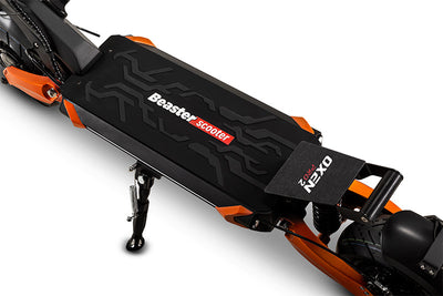 Elektrinis paspirtukas Beaster Scooter OXEN PRO2, 2x1500 W, 60 V, 28,8 Ah LG, plentinės padangos, skirtas bekelei