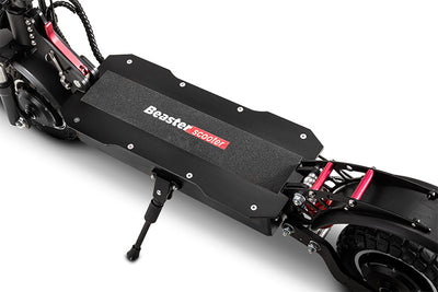 Elektrinis paspirtukas Beaster Scooter BSWILDFIRE, 2 x 800 W, 26 Ah, skirtas bekelei