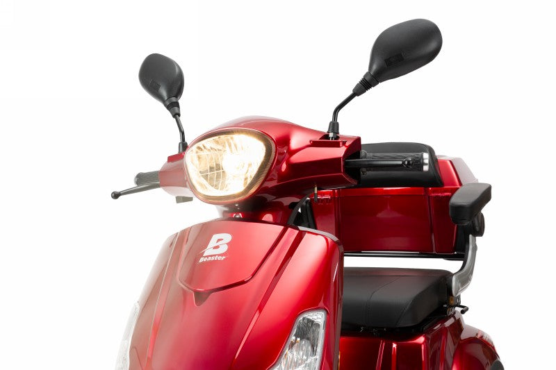 Elektrinis triratis motoroleris, BS998DS, raudonas