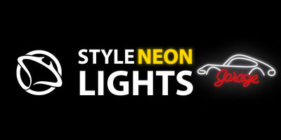 Manta SNL95WH Style Neon Lights Garage white-red