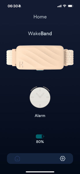 Homedics SS-WB100CE-WW, WakeBand, Your Silent Alarm, Cream