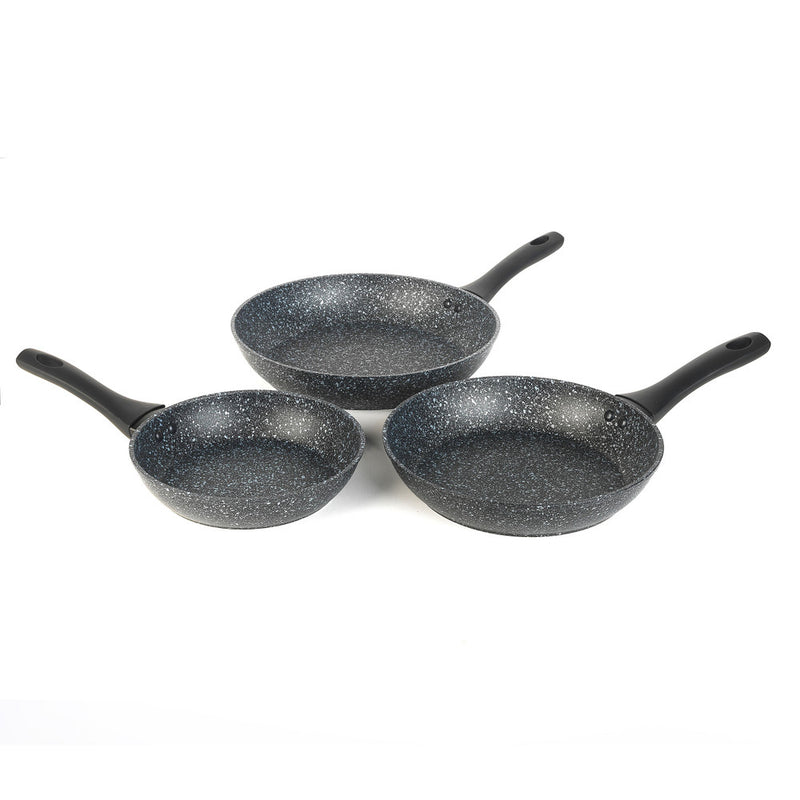Salter BW06235S1BRMFOB Megastone 3-Piece Frying Pan Set - 20/24/28cm