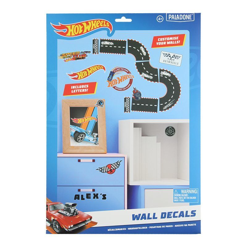 Paladone Hot Wheels Personalisation Wall Decals