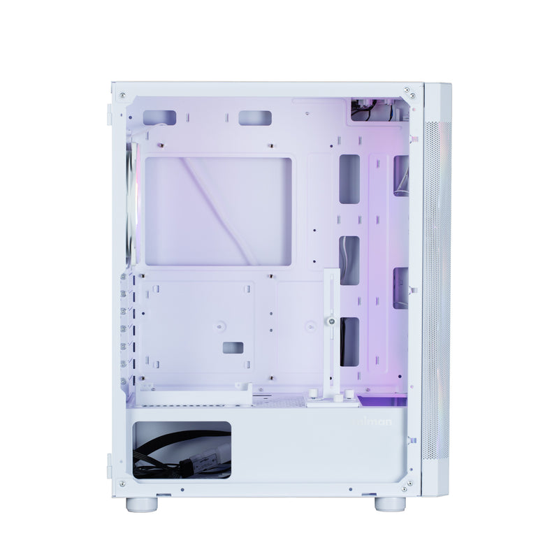 Zalman i4 TG Белый, вентилятор RGB x4