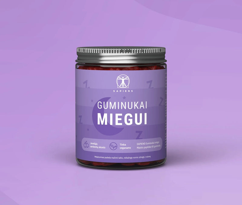 Sapiens Guminukai miegui (su melatoninu)