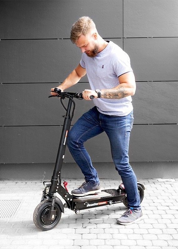 Elektrinis paspirtukas Beaster Scooter BS55, 2000 W, 48 V, 25 Ah, hidrauliniai stabdžiai, skirtas bekelei