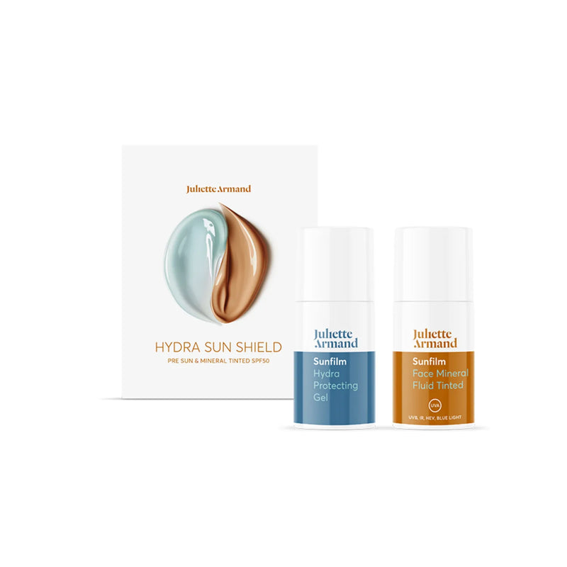 Juliette Armand Hydra Sun Shield: Pre Sun & Mineral Tinted SPF50